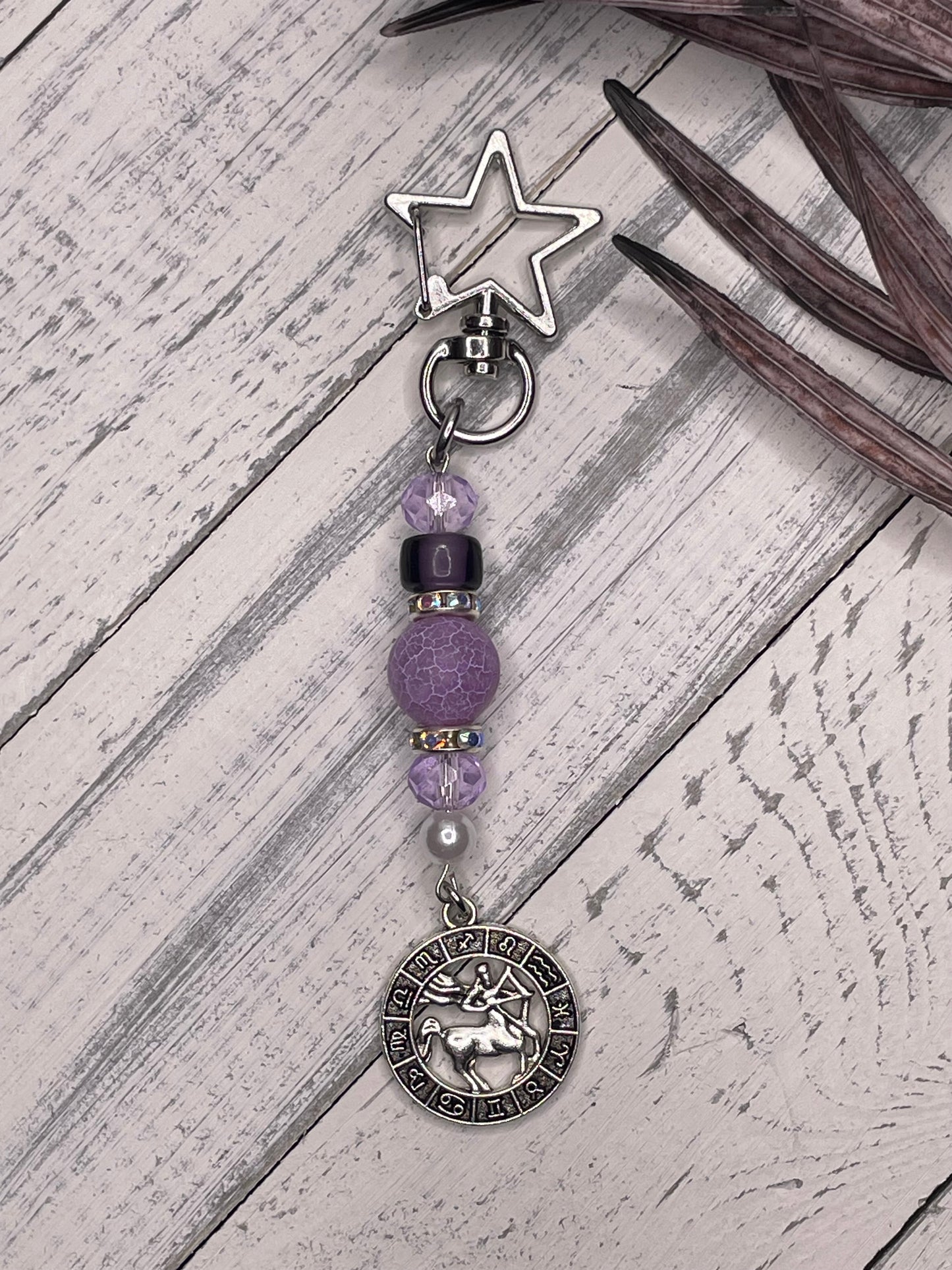 Sagittarius Keychain