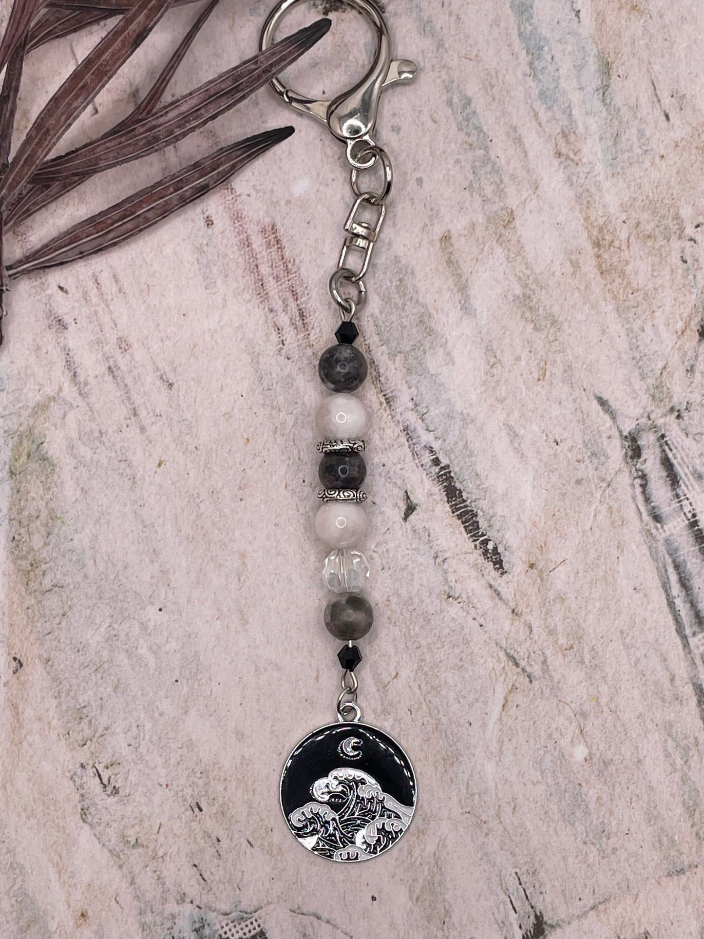 Frothy Waves Keychain