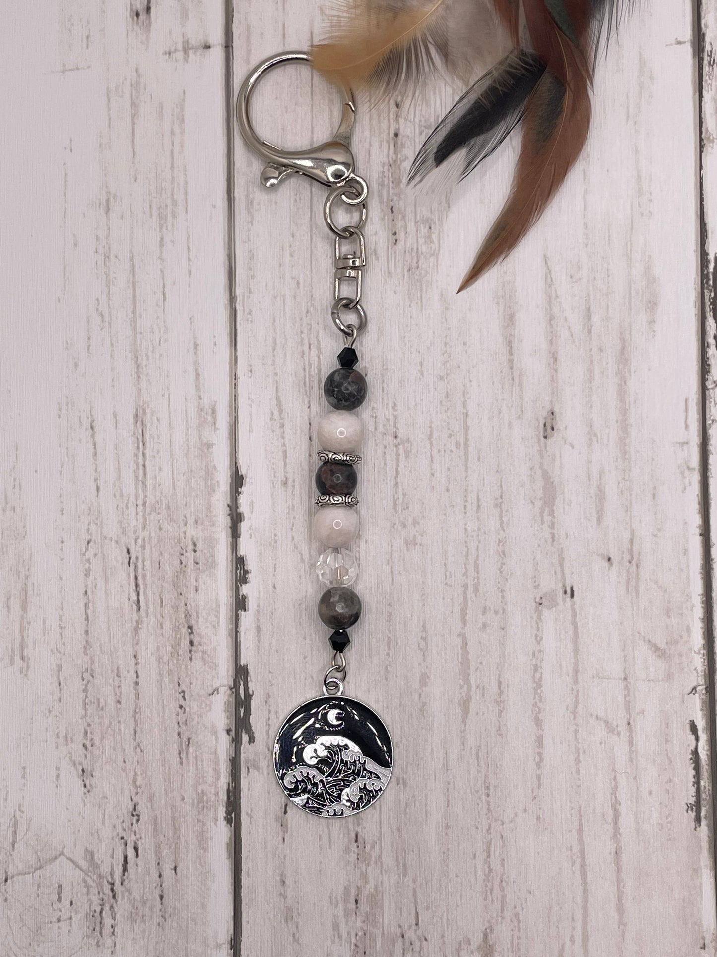 Frothy Waves Keychain
