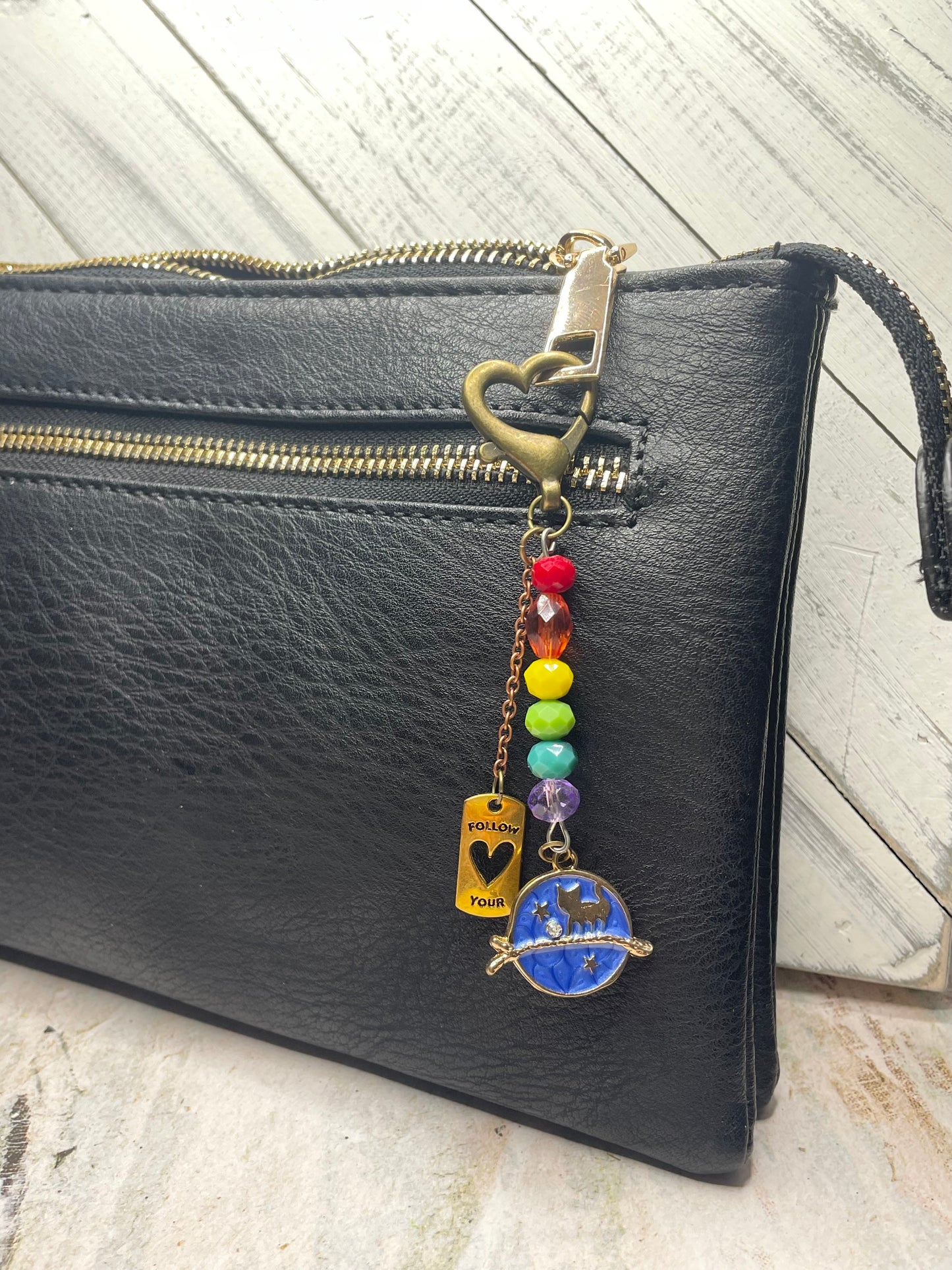 Rainbow Cat Keychain