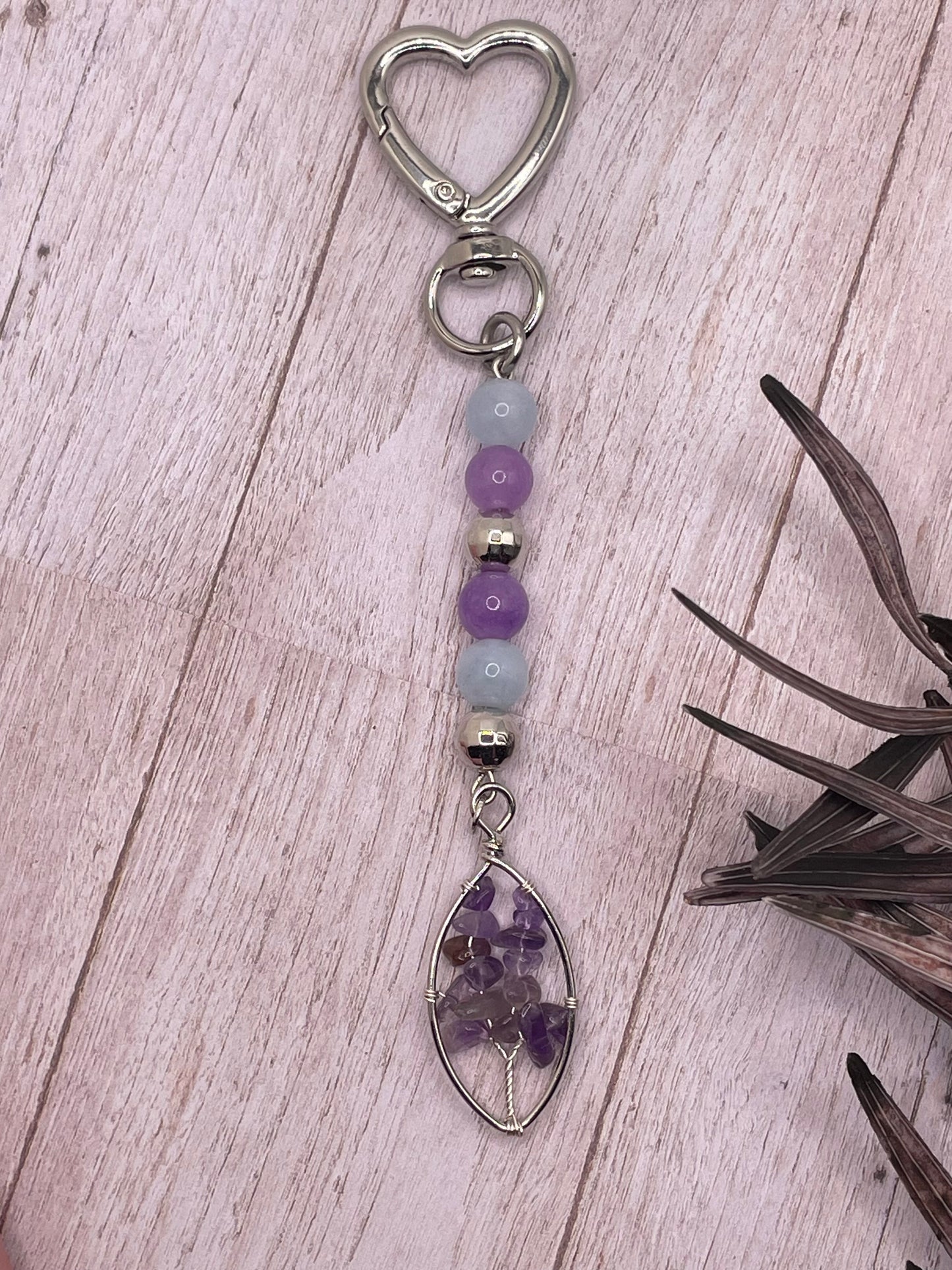 Crystal Tree Keychain