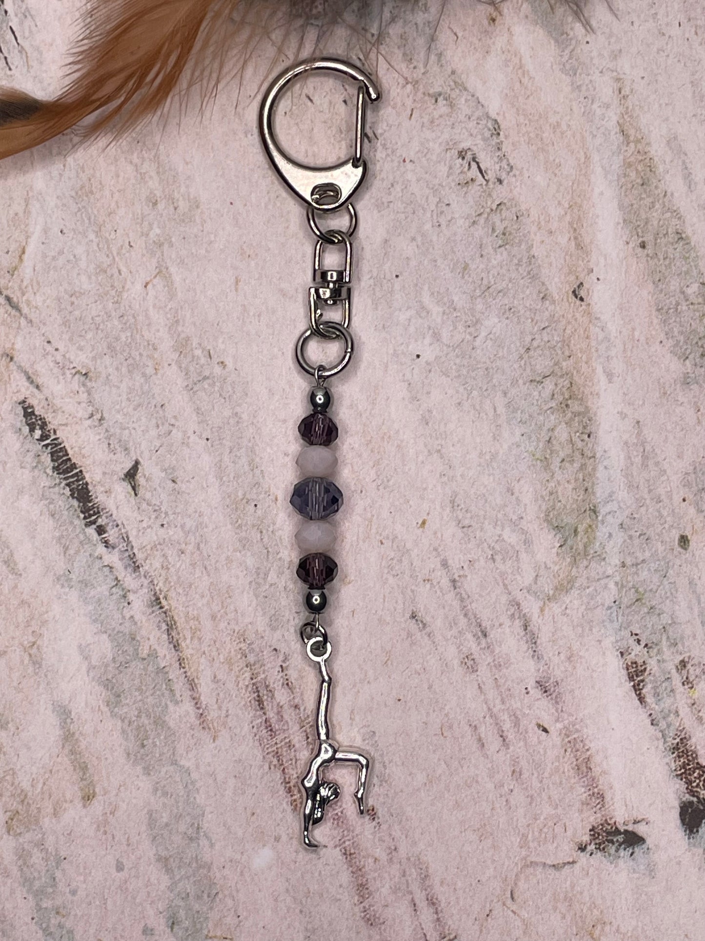 Gymnast Keychain