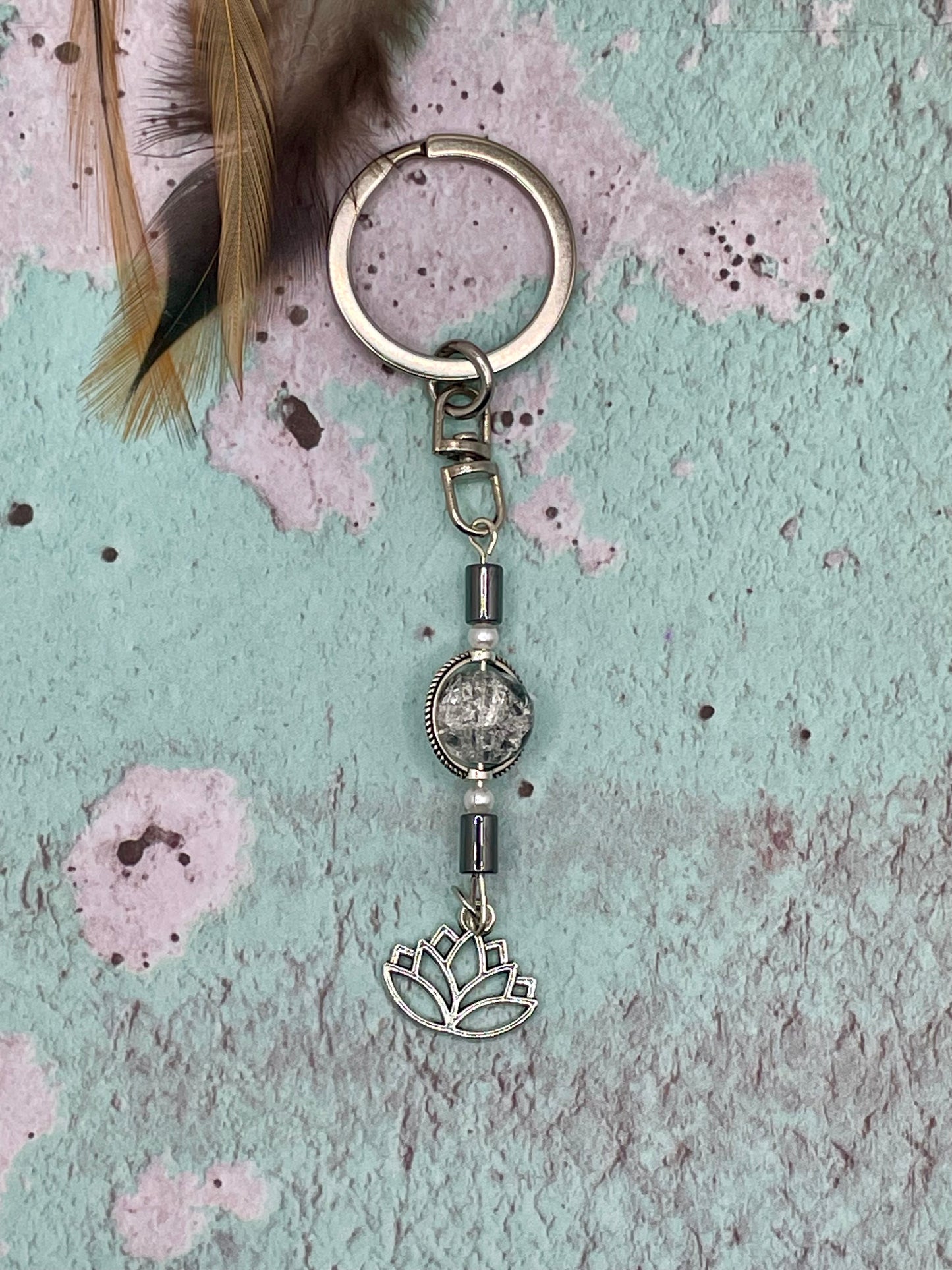 Lotus Keychain