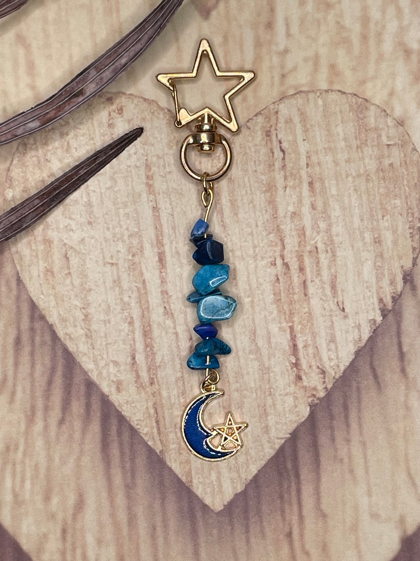Blue Moon Keychain