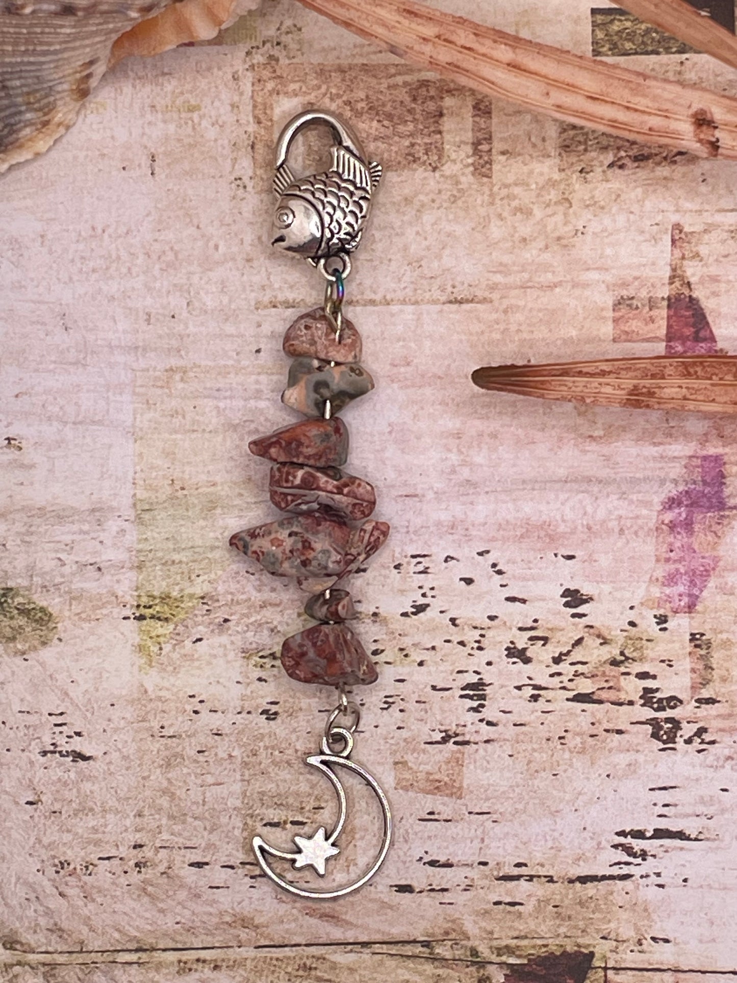 Moon and Stones Charm