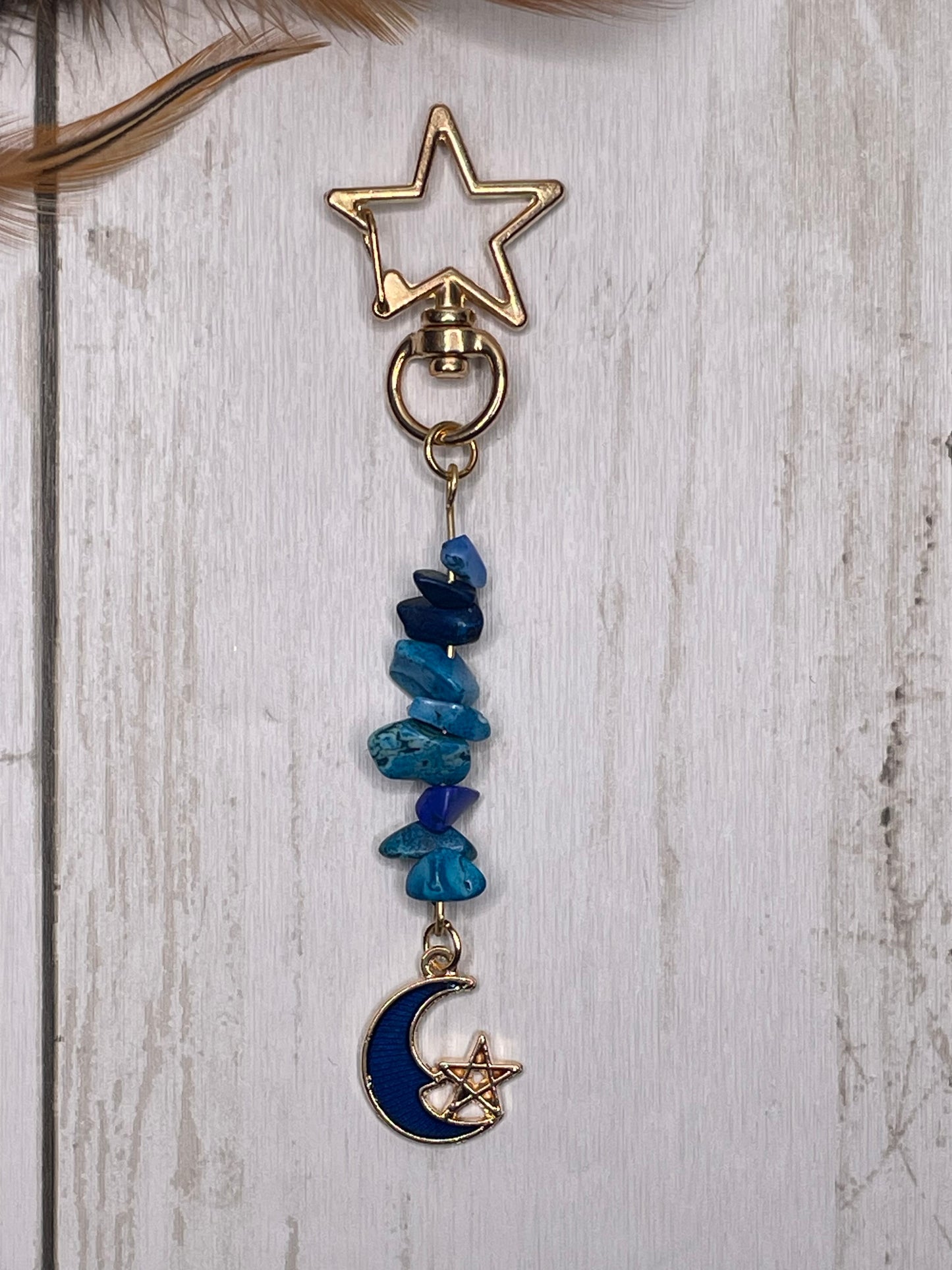 Blue Moon Keychain