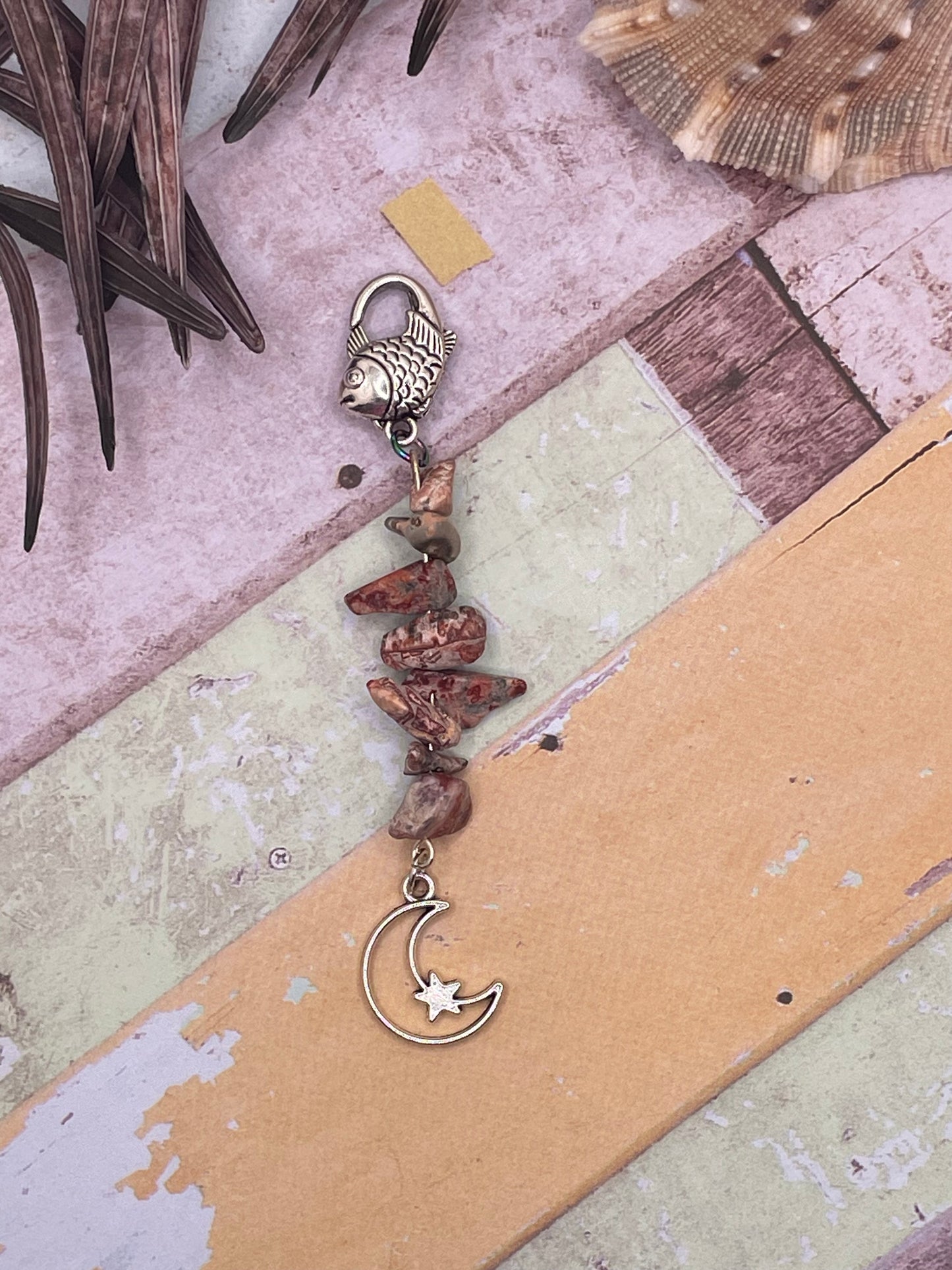 Moon and Stones Charm