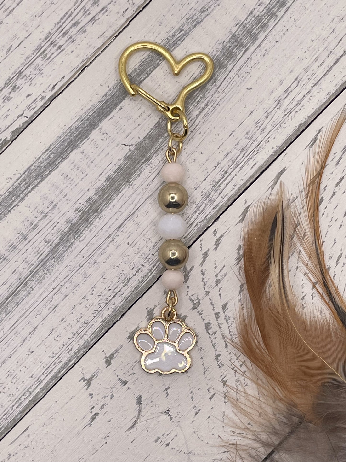 Paw Print Keychain