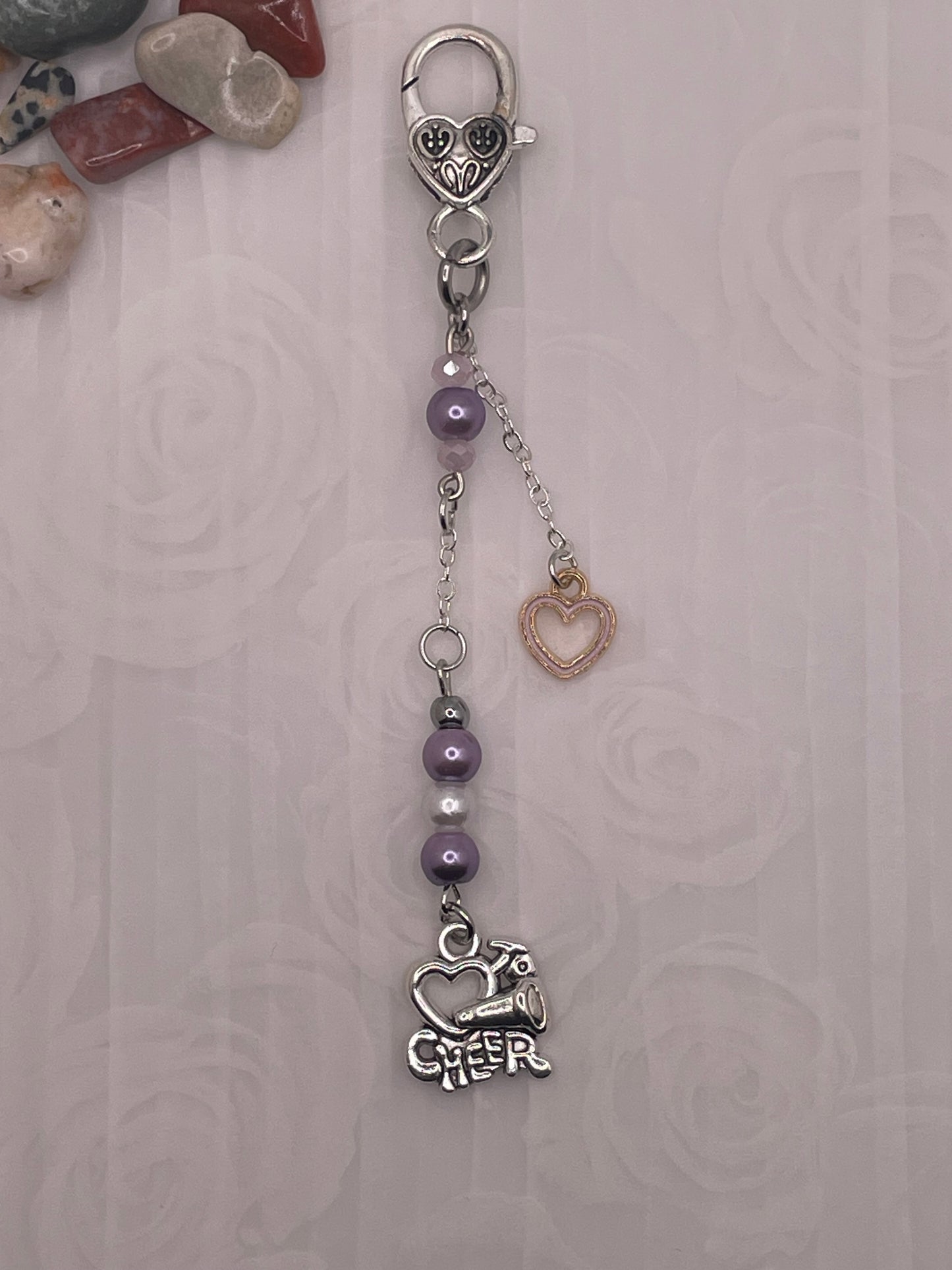 Lavender Cheer Keychain
