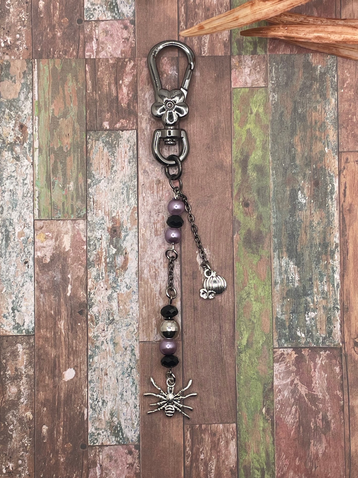Creepy Spider Keychain
