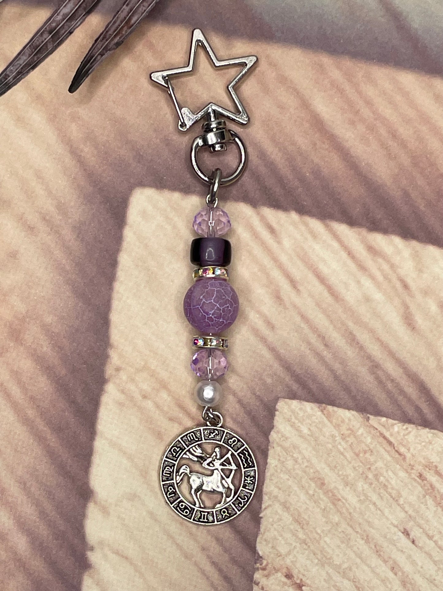 Sagittarius Keychain