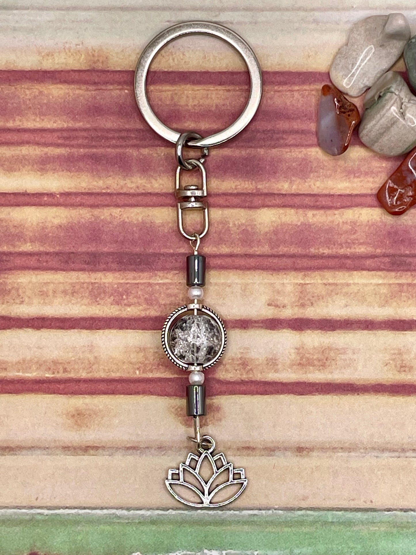 Lotus Keychain